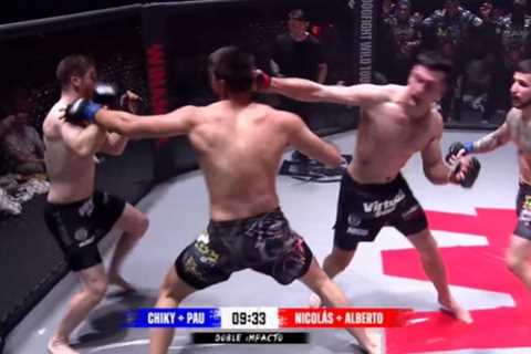 Shocking 2v2 MMA Brawl Leaves Fans Speechless