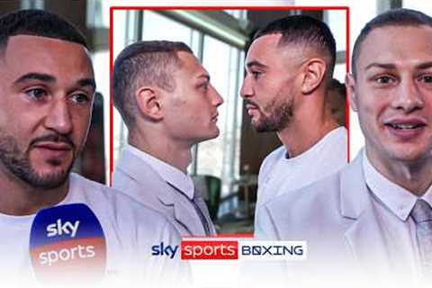 FROSTY FACE-OFF! 🥶  Zak Chelli & Callum Simpson's first fight week encounter