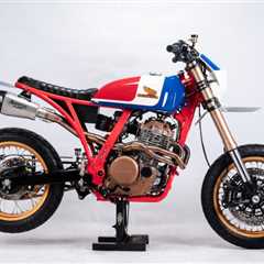 Dominate the Streets: STG Tracker’s HRC-themed Honda NX650