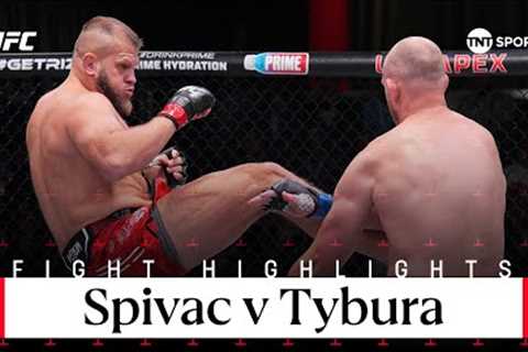 CRAZY SUBMISSION! 🙌  Serghei Spivac vs Marcin Tybura 2  UFC Fight Night Highlights