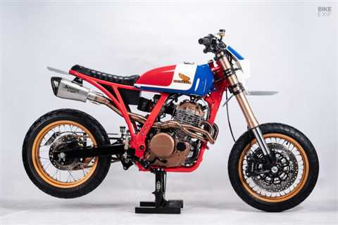 Dominate the Streets: STG Tracker’s HRC-themed Honda NX650