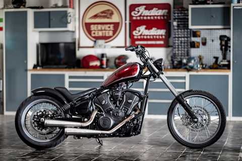 Rock On: UCC chops the new Indian Scout for Mikkey Dee