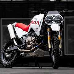 Auto Fabrica gives the modern Honda Africa Twin classic rally style