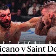 SAVAGE BEATING! 🔥  Renato Moicano vs Benoit Saint Denis  UFC Fight Night Highlights