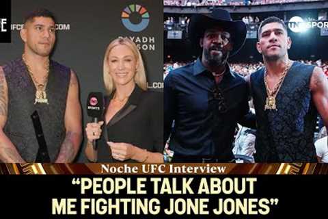 Alex Pereira on Khalil Rountree match up and meeting Jon Jones 👀 #NocheUFC