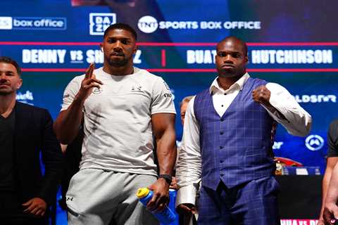 Anthony Joshua vs Daniel Dubois: How to Watch the Wembley Stadium Fight Tonight