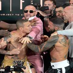 Conor McGregor Breaks Up Brawl at Bare Knuckle Fighting Championship Weigh-In