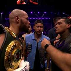 Chris Eubank Jr and Conor Benn Face Off with Neymar as Surprise Guest Referee