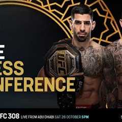 LIVE: UFC 308 Press Conference: Ilia Topuria vs. Max Holloway 🏆 🇦🇪