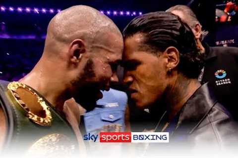 HEATED CLASH between Chris Eubank Jr & Conor Benn 😳