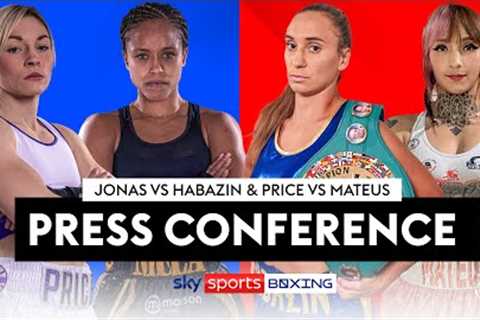 LIVE PRESS CONFERENCE! 🥊  Natasha Jonas vs. Ivana Habazin & Lauren Price vs. Bexcy Mateus