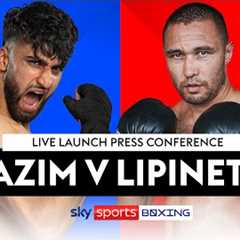 ADAM AZIM VS SERGEY LIPINETS! 🔥  Launch Press Conference