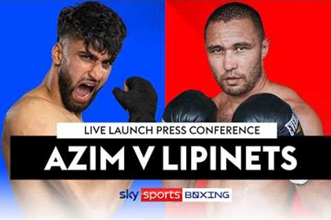 ADAM AZIM VS SERGEY LIPINETS! 🔥  Launch Press Conference