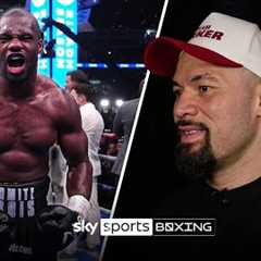 I like being the underdog 💪 Joesph Parker on his world title fight against Daniel Dubois