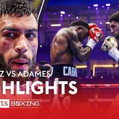 CONTROVERSIAL DRAW 😯 Hamzah Sheeraz vs Carlos Adames  WBO middleweight title bout  Highlights