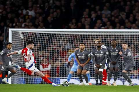 Declan Rice's Moment of Defiance: The Free-Kick That Shocked Madrid