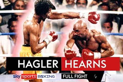 LEGENDARY FIGHT! 🎞️  Marvin Hagler vs. Tommy Hearns 1