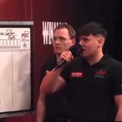 Opera Singer Ref Gets Cold Shoulder from Aspinall - Not for me, says Darts Star