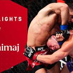 NASTY GUILLOTINE CHOKE 😰  Billy Ray Goff vs Ramiz Brahimaj  UFC Fight Night Highlights