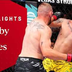 FEROCIOUS KNOCKOUT! 🔥  Dustin Jacoby vs Bruno Lopes  UFC Fight Night Highlights