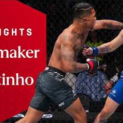 ONE PUNCH KNOCKOUT! 🤯  Malcolm Wellmaker vs Kris Moutinho  UFC Fight Night Highlights