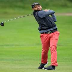 Ex-Premier League star, 43, known for infamous Sky Sports moment plays The Open qualifying with..