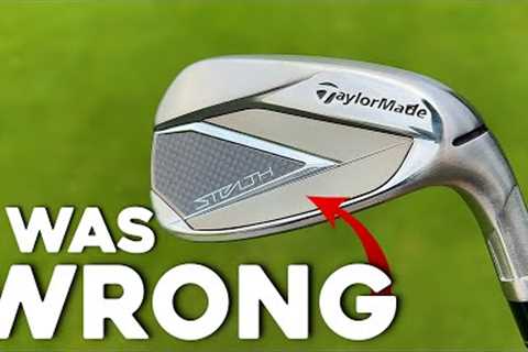 I was WRONG about these TAYLORMADE STEALTH golf clubs