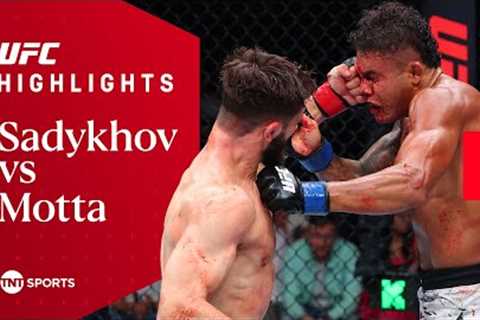 BAKU BLOODBATH! 🩸  Nazim Sadykhov vs Nikolas Motta  UFC Baku Fight Night Highlights