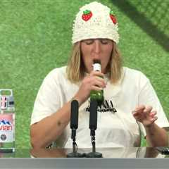 That Strawberry Hat Press Conference Will Haunt My Dreams Forever