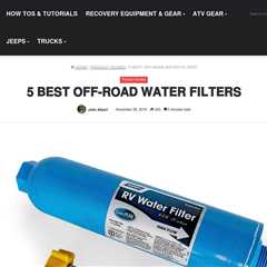Top Portable Water Filter for Camping in 2025