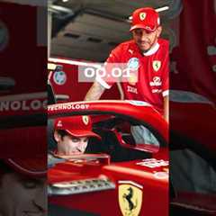Driver change... F1 style  👀 #ScuderiaFerrari #FerrariHypercar #F1Shorts