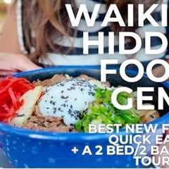 Must-Try NEW Waikiki Food Hall Tour 🌴 | What to Eat in Hawaii + 2BR Hotel Room Tour!