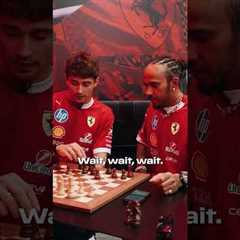 Oh Lewis and Charles are playing chess again 🤣