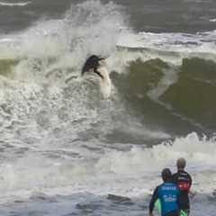 Chasing a Big Hurricane Swell in the North Sea! — Insane Conditions Surf 4K