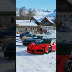 Celebrating the Ferrari Lifestyle in the Casa Ferrari winter wonderland .#Ferrari