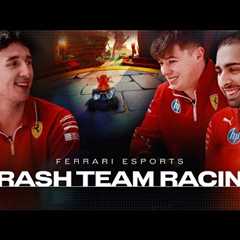 “The Physics Are Cooking 🤣” | Ferrari Esports drivers play Crash Team Racing 🦊
