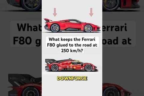What keeps the #FerrariF80 glued to the road at 250 km/h? #FerrariHypercar #WEC #Ferrari