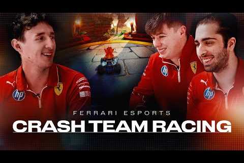 “The Physics Are Cooking 🤣” | Ferrari Esports drivers play Crash Team Racing 🦊