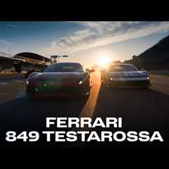 Feel the drive of the Ferrari 849 Testarossa and its Assetto Fiorano