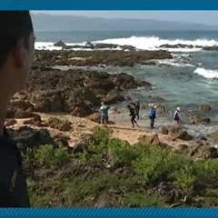 First responders urge beachgoers to heed warnings as largest swell of winter season coming this week