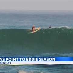 Signs Point to Eddie Season as Waimea Bay gets 20 foot waves