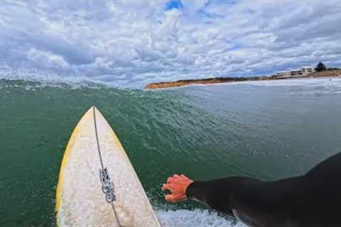 TORQUAY POINT VLOG - *RAW POV SURFING*
