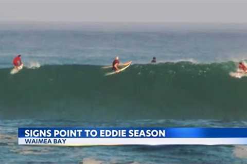 Signs Point to Eddie Season as Waimea Bay gets 20 foot waves