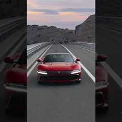 Hear the V12 sing as the #Ferrari12Cilindri takes the scene. #DrivingFerrari #Croatia #Ferrari
