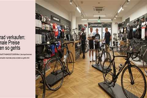 Rennrad verkaufen: Maximale Preise erzielen so gehts