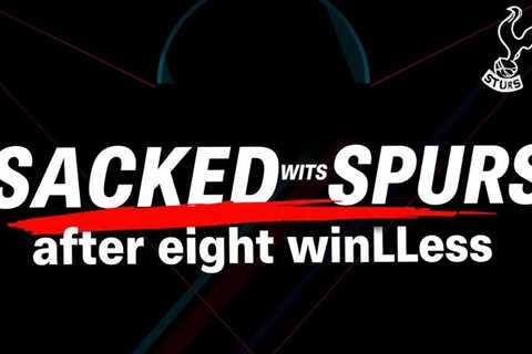 Frank sacked by Spurs after eight winless months in charge